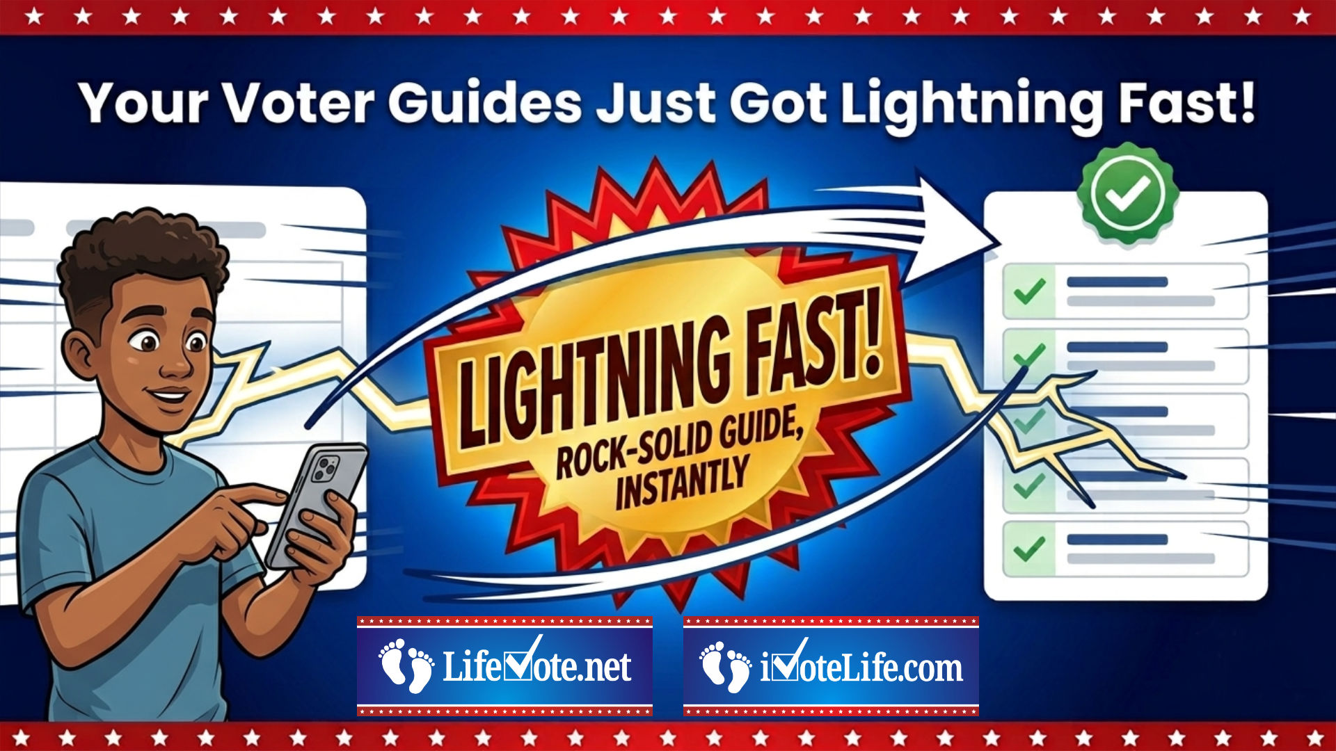 Your Voter Guides Just Got Lightning Fast!